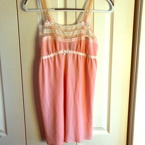 Betsey Johnson intimates peach gown